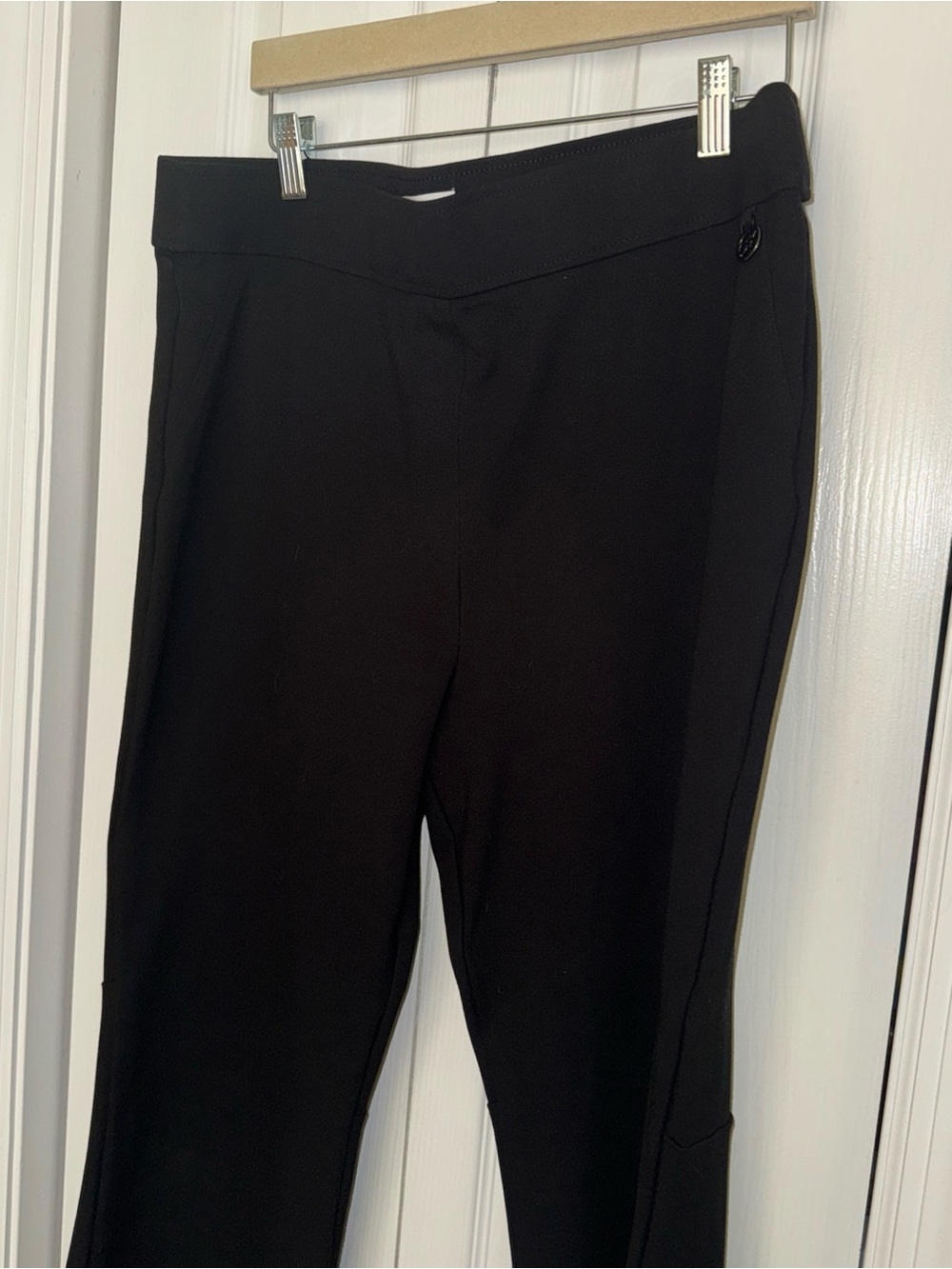 Calvin Klein Black Skinny Ponte Pull-On Pants